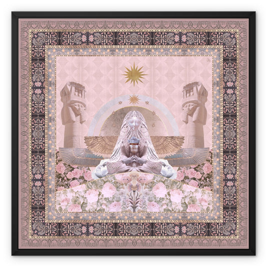 Hathor - Light Edition Framed Canvas - Starseed Designs Inc.