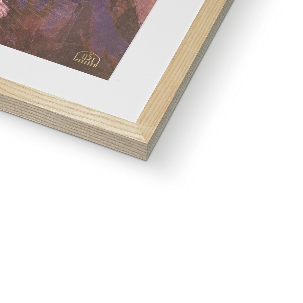 My Petal Heart Framed & Mounted Print - Starseed Designs Inc.