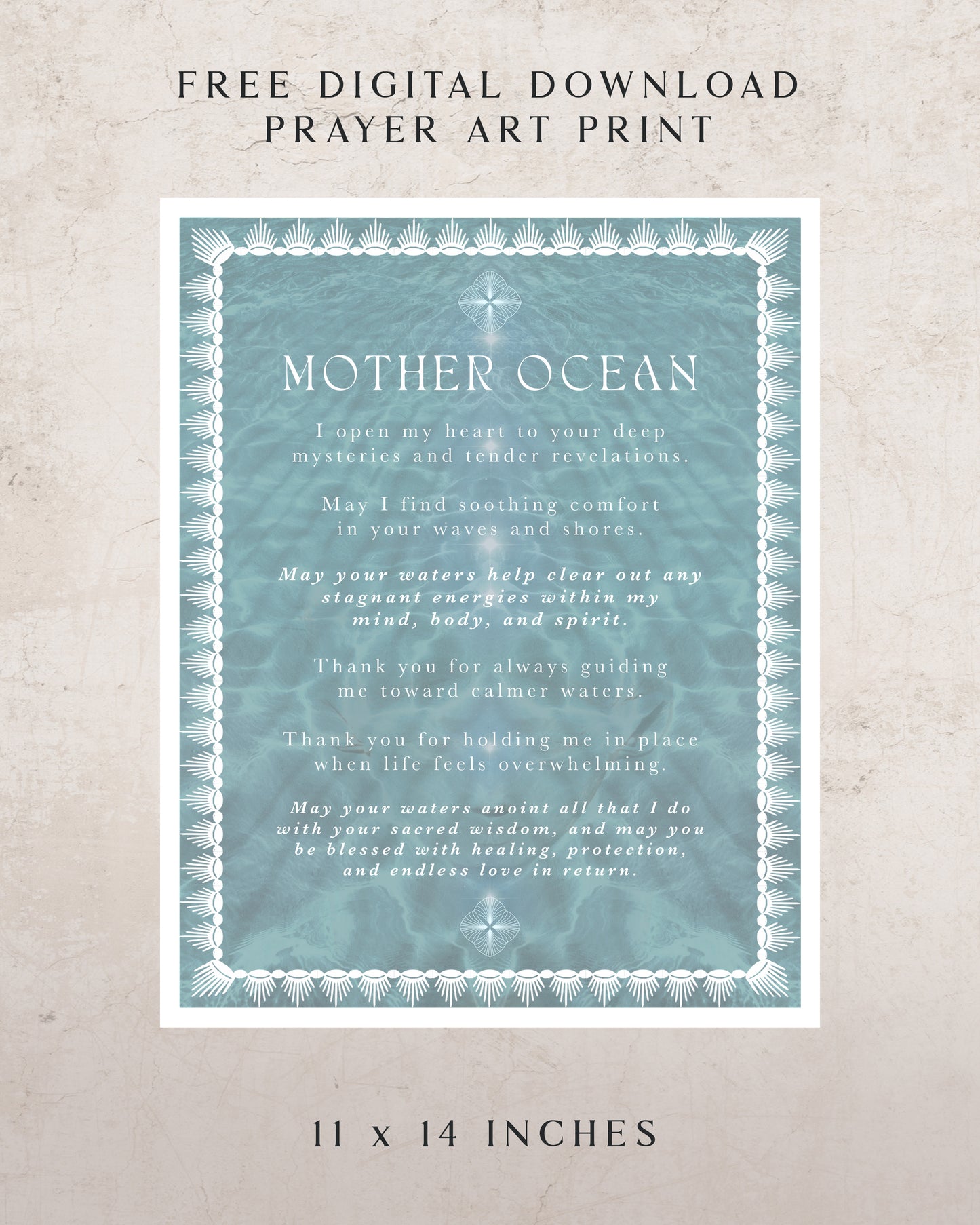Ocean Dreams Oracle – Digital Art Print Set Gift - Starseed Designs Inc.