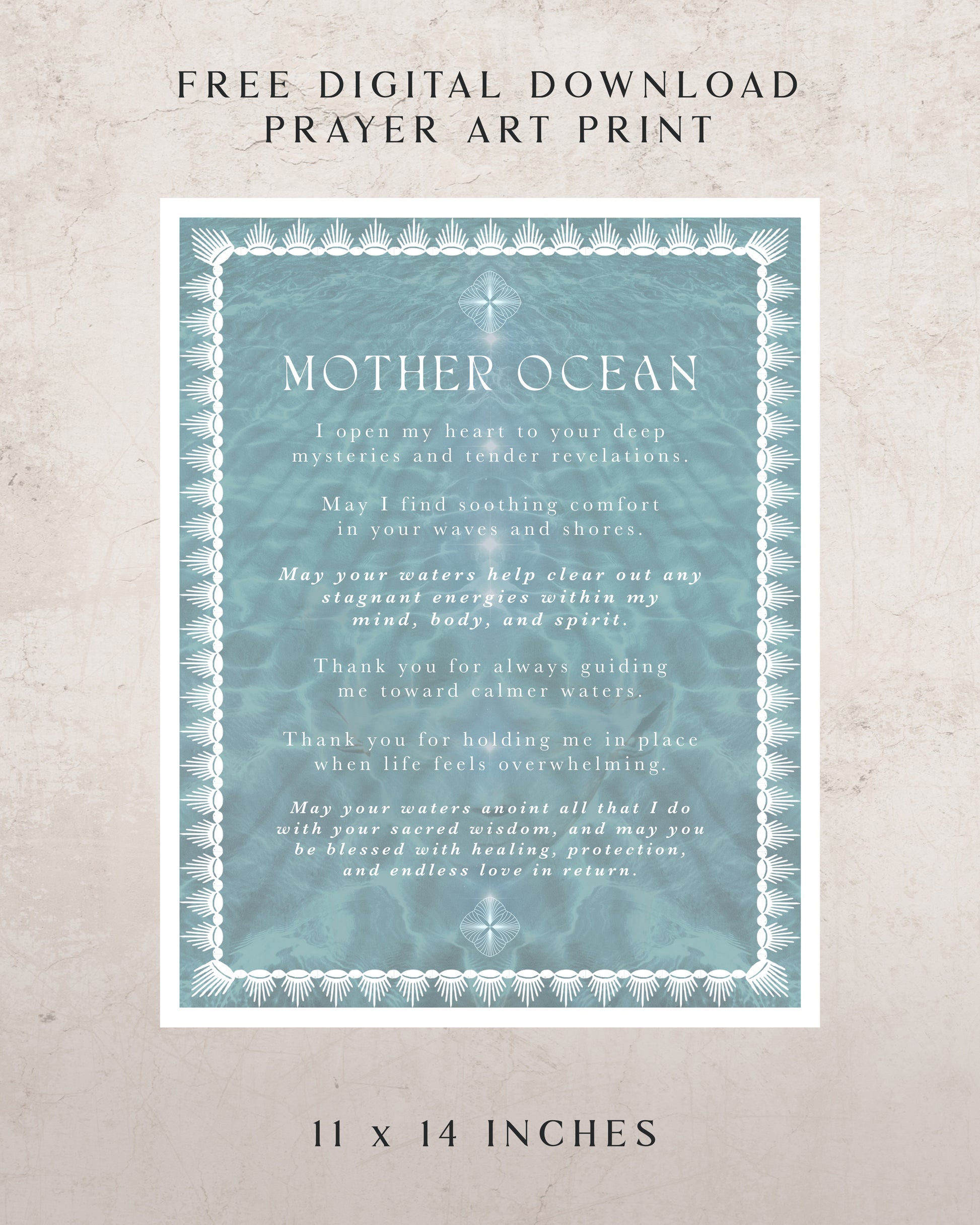 Ocean Dreams Oracle – Digital Art Print Set Gift - Starseed Designs Inc.