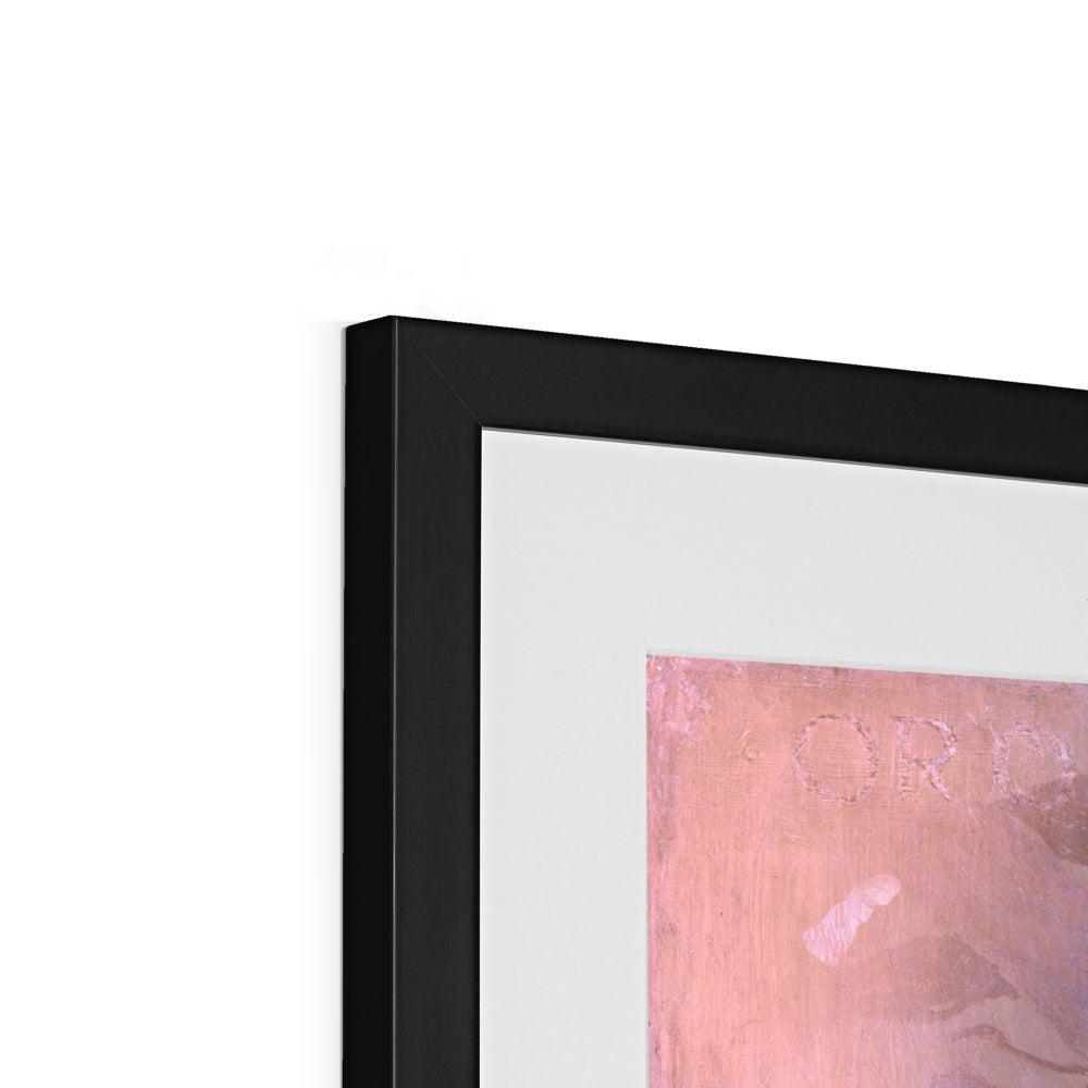 My Petal Heart Framed & Mounted Print - Starseed Designs Inc.