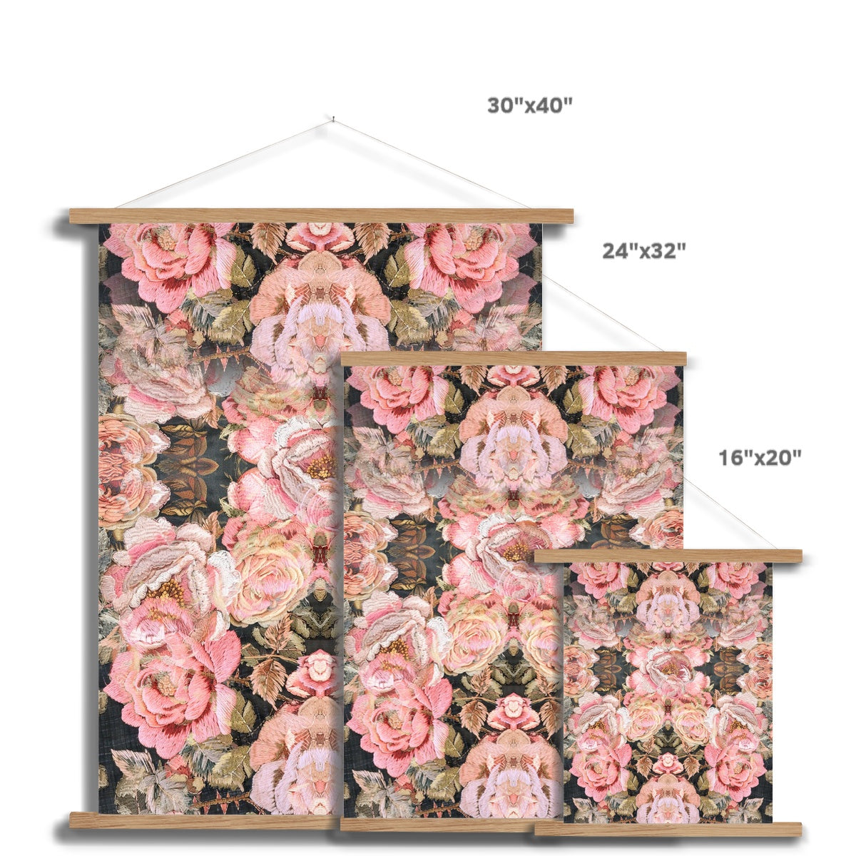 It's all Roses Fine Art Print with Hanger - Starseed Designs Inc.