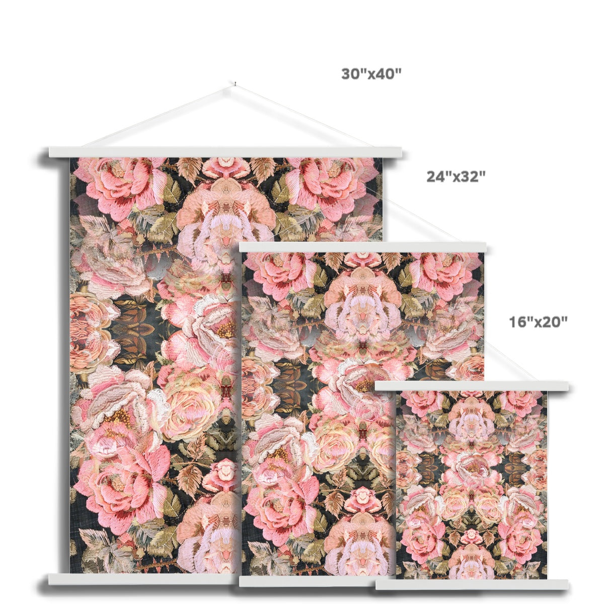 It's all Roses Fine Art Print with Hanger - Starseed Designs Inc.