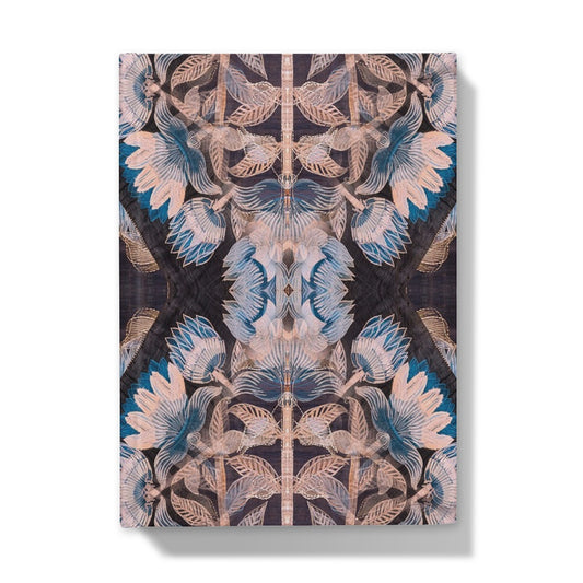 Blue Flora Hardback Journal - Starseed Designs Inc.