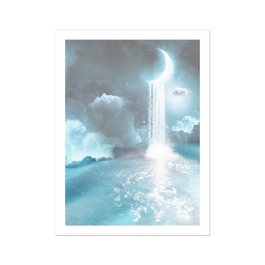 Lunar Waters Fine Art Print - Starseed Designs Inc.