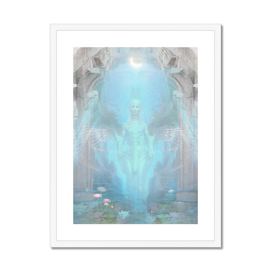 Cerulean Dream Framed & Mounted Print - Starseed Designs Inc.